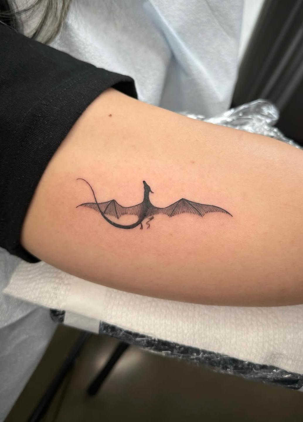 Dragon Silhouette — Arm