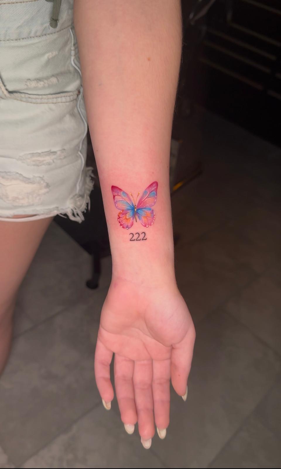 Color Butterfly — Forearm