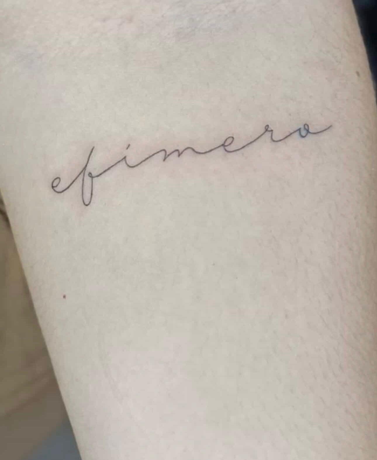 "Efímera" Script — Arm