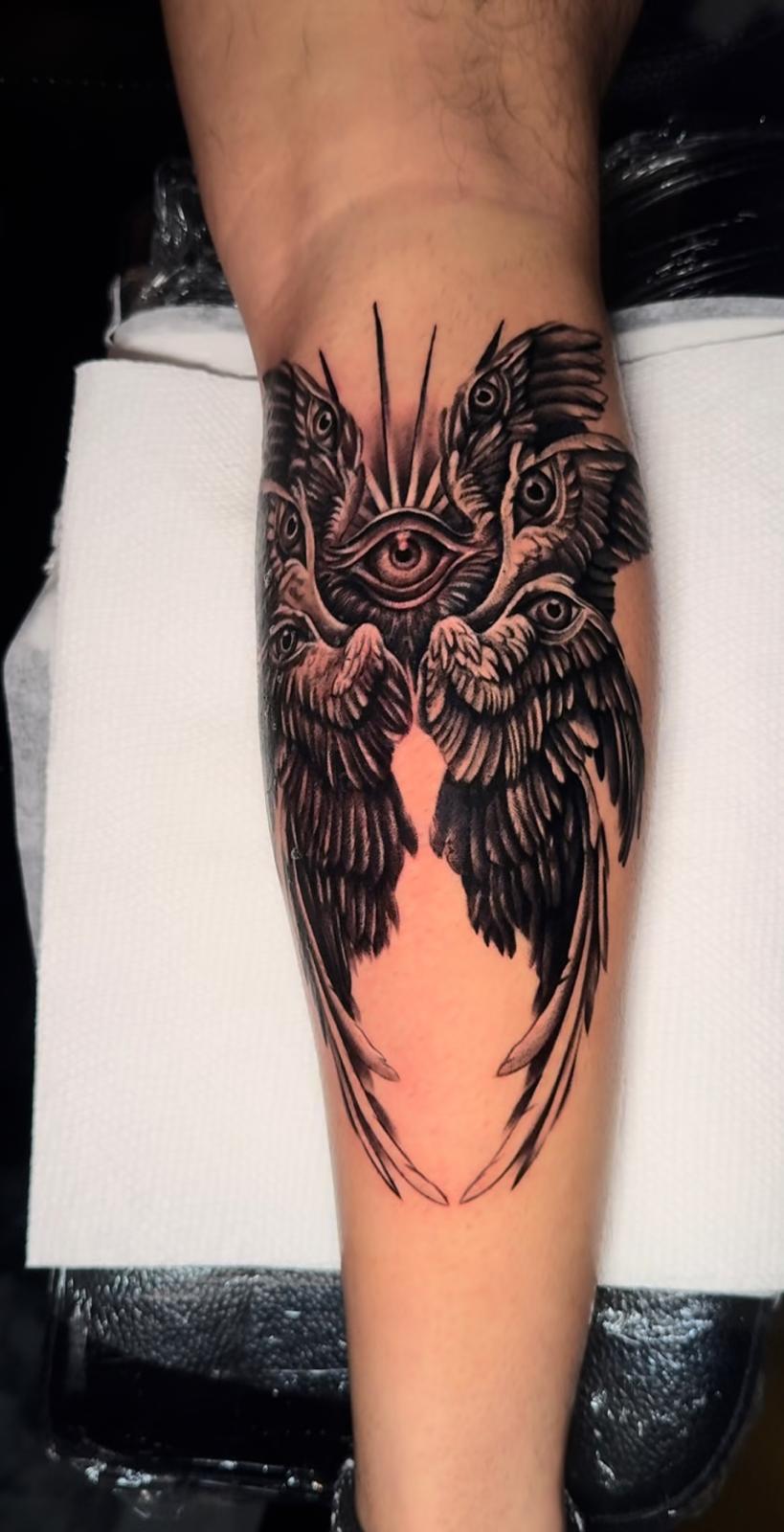 All-Seeing Eye & Wings